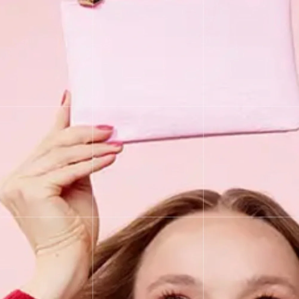 Ipsy ‘Self Love’ Light Pink Embossed Cosmetic Glam Bag